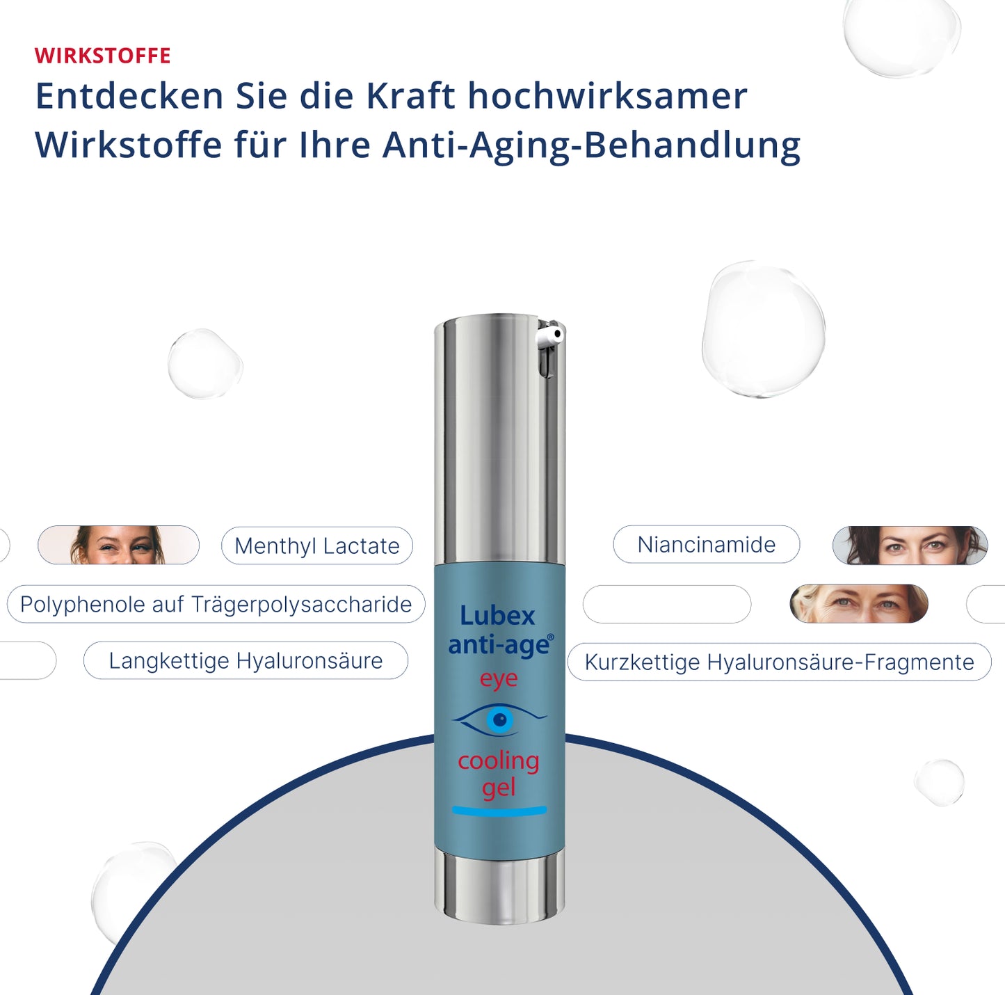 Lubex anti-age eye cooling gel
