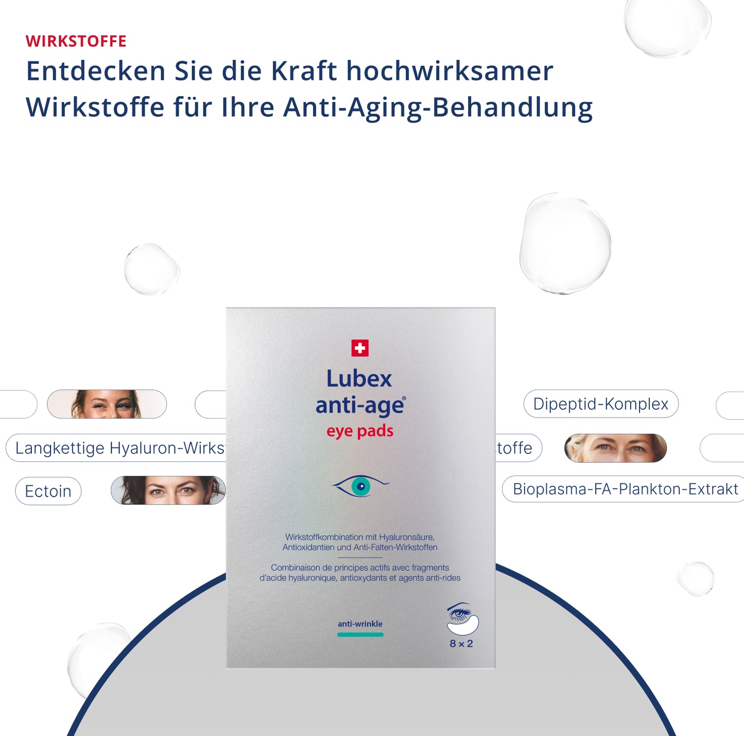 Lubex anti-age eye pads