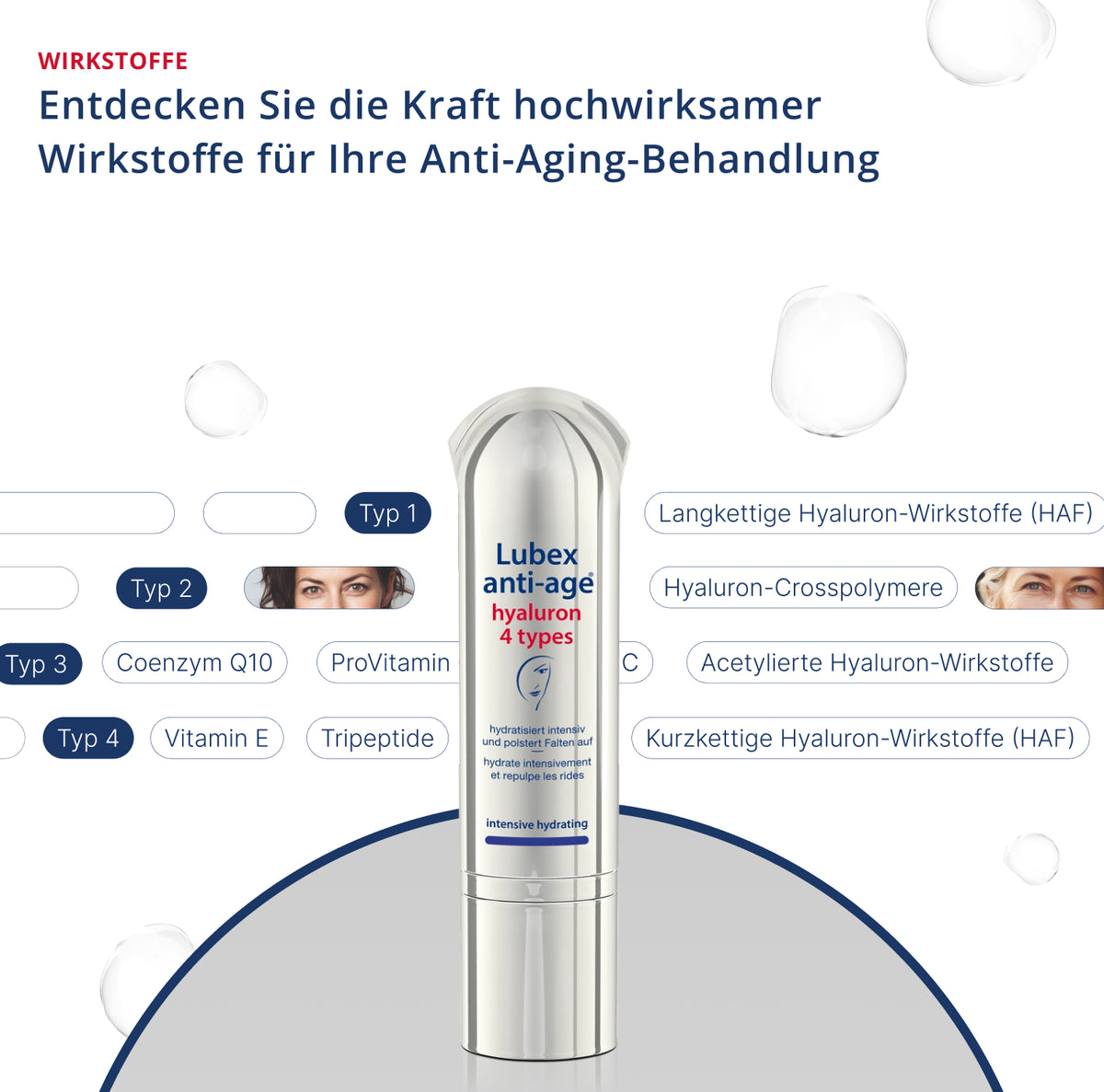 Lubex anti-age hyaluron 4 types