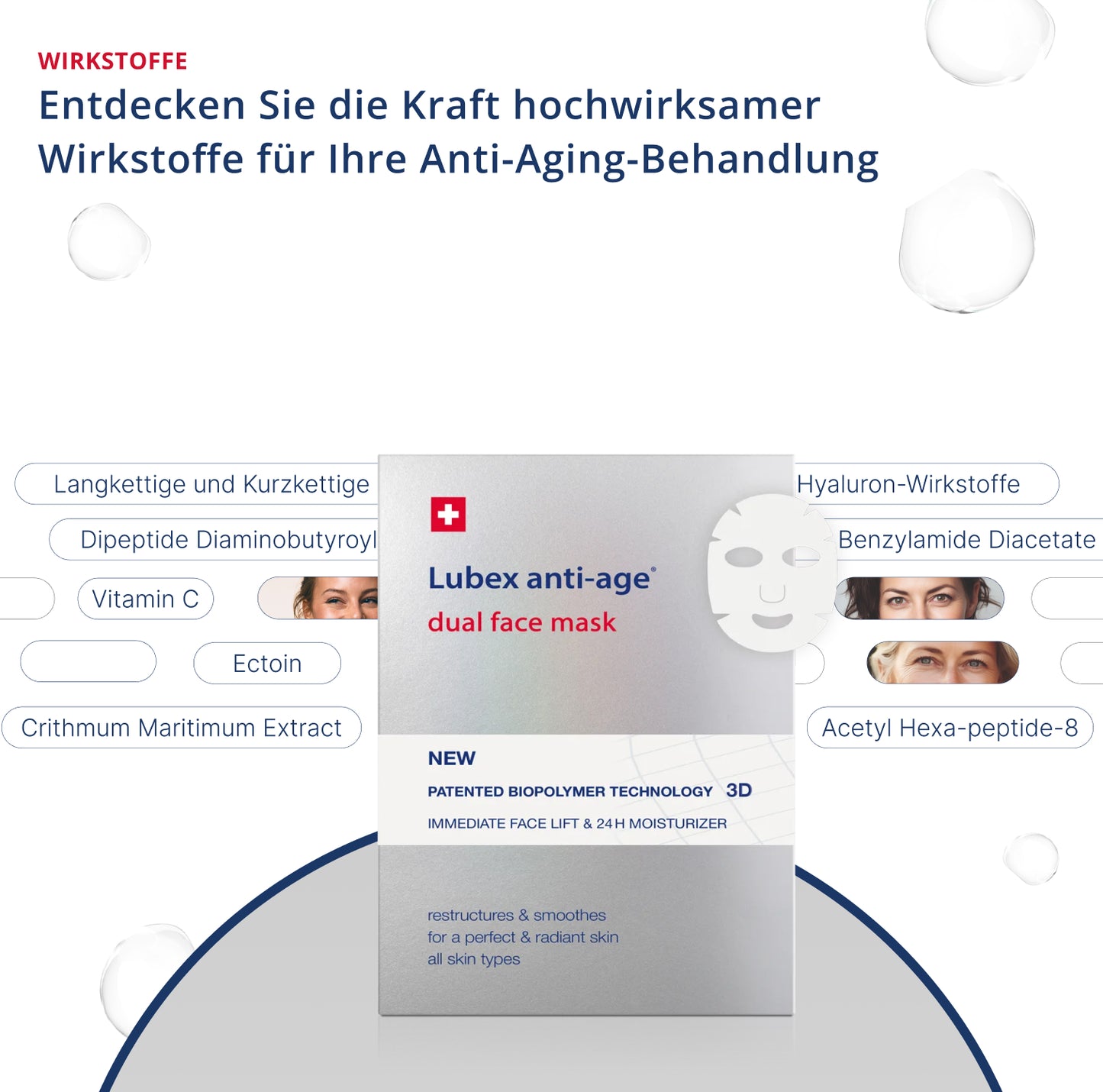 Lubex anti-age dual face mask