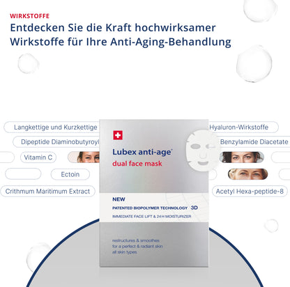 Lubex anti-age dual face mask