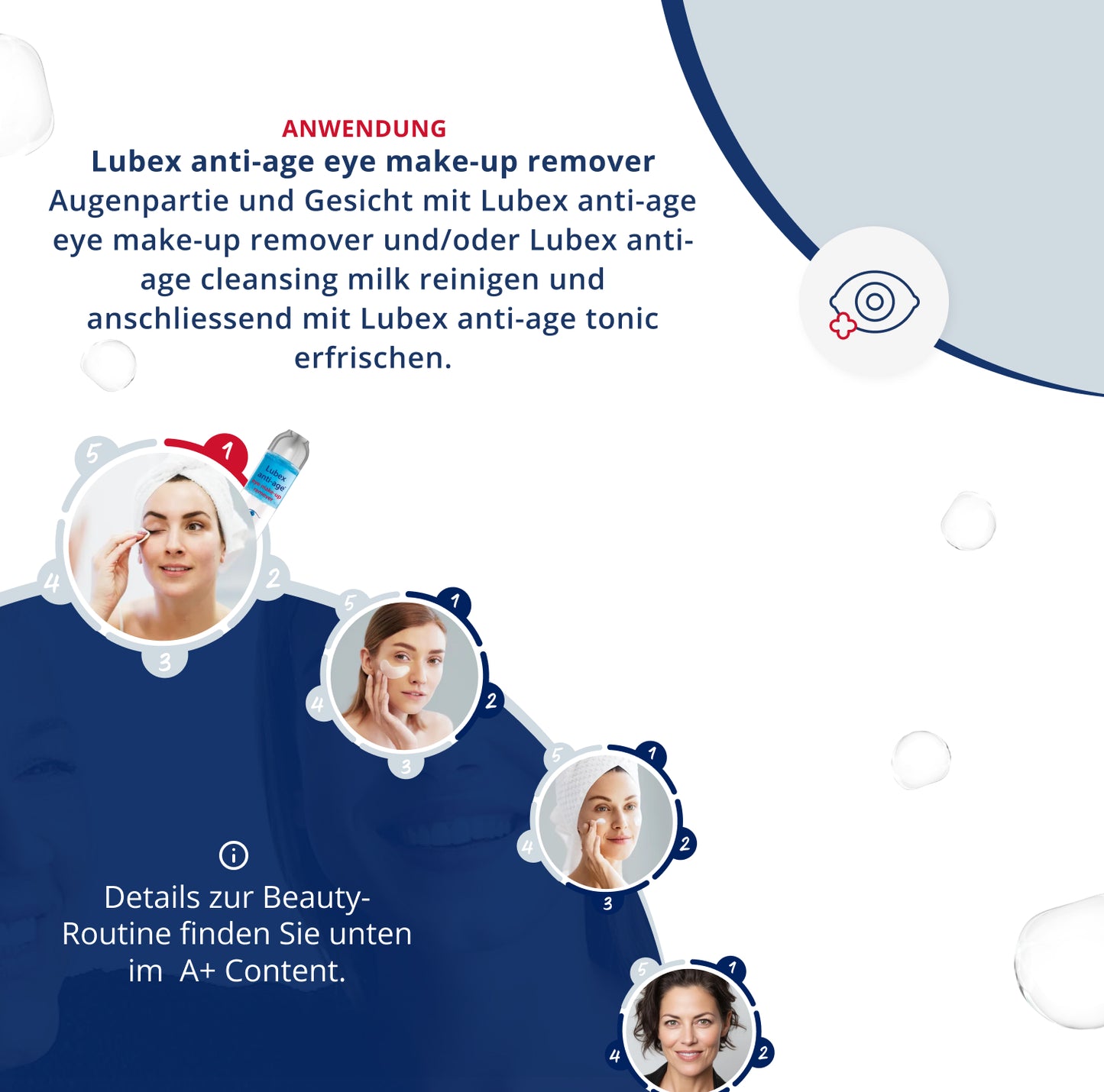 Lubex anti-age eye make-up remover