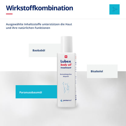 Lubex body oil treatment