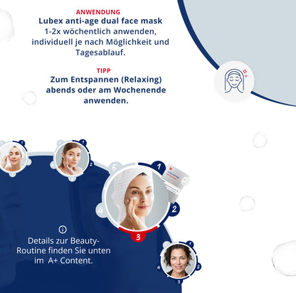 Lubex anti-age dual face mask