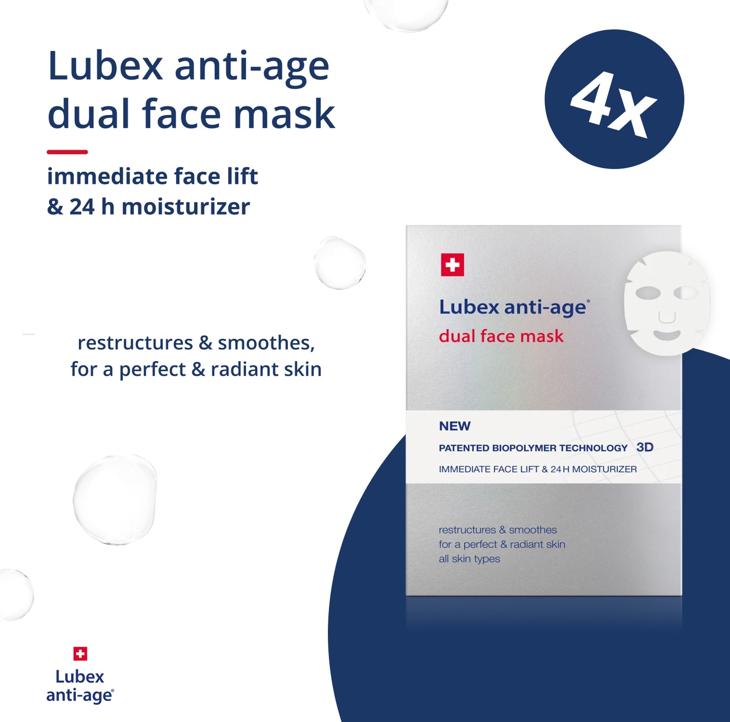 Lubex anti-age dual face mask